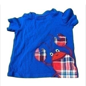 First Impressions Blue Crab Tee Shirt 6-9 Months